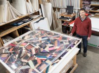 Richard-Adamson-quilt-production-framemakers-workshop-framemakers